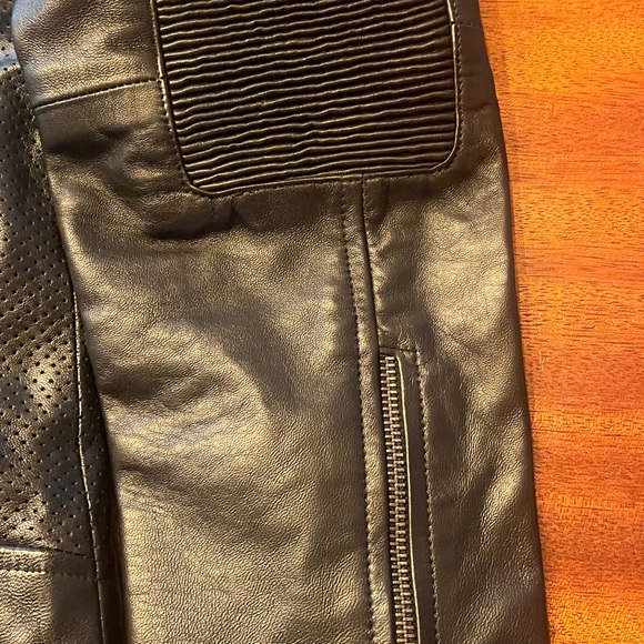 Women's Black Real Leather Jacket NWT - Picture 10 of 10